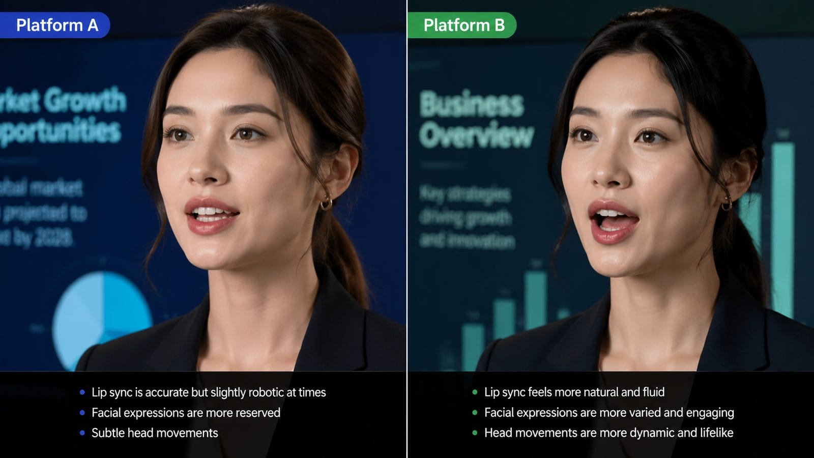 Illustration: synthesia vs did for presentations