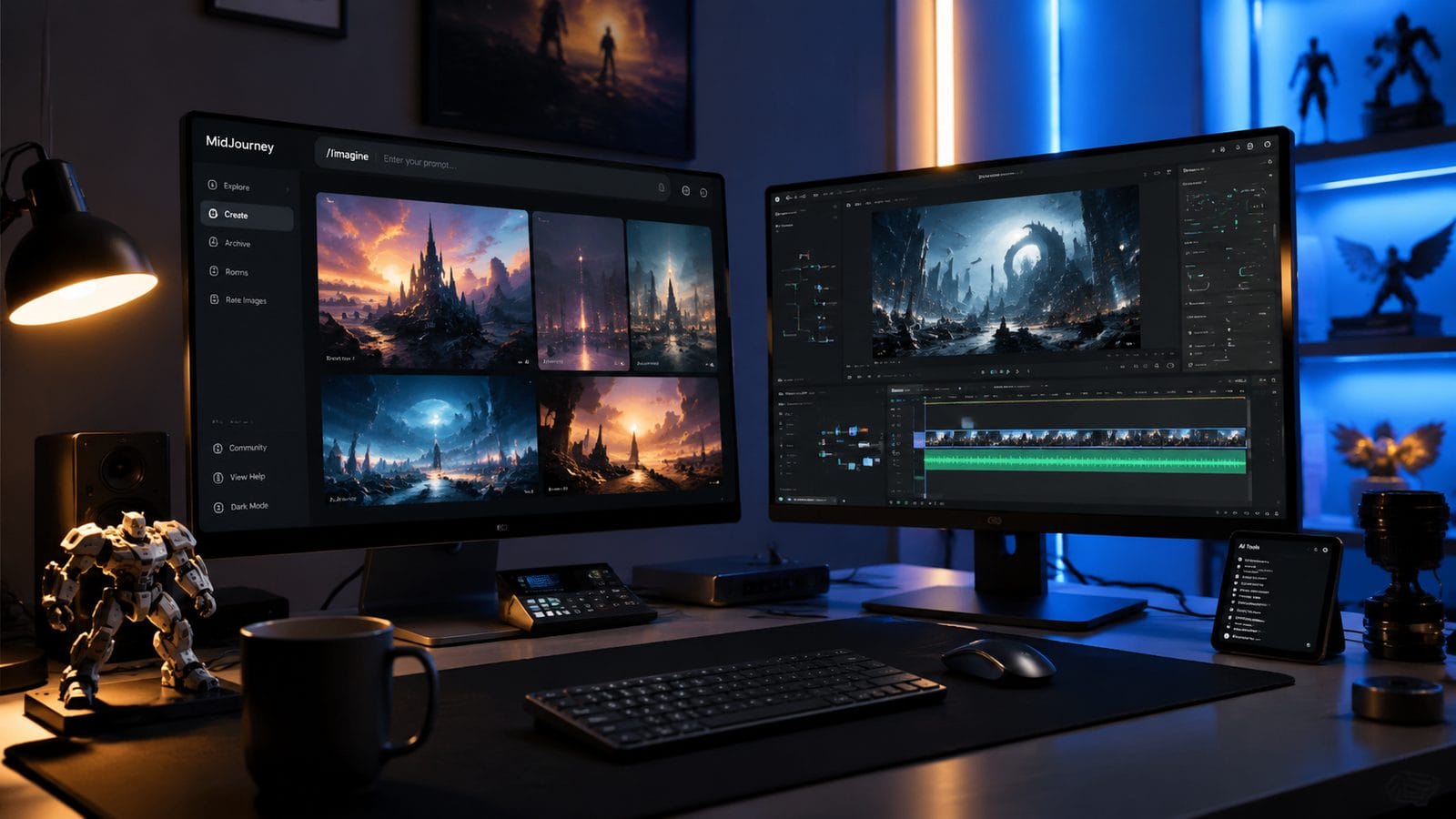 Illustration: connecting midjourney to ai video pipeline