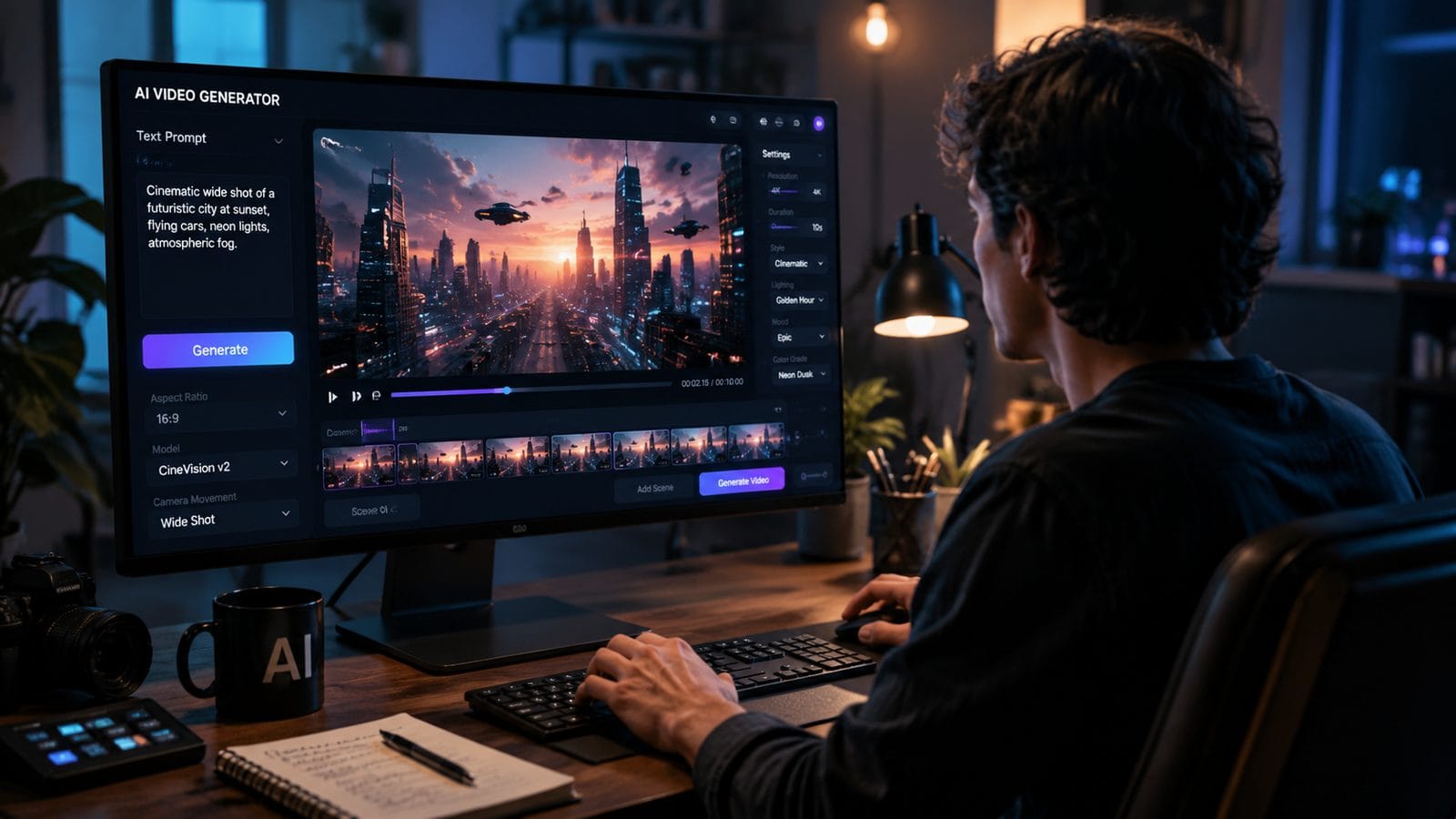 Illustration: how to make ai video