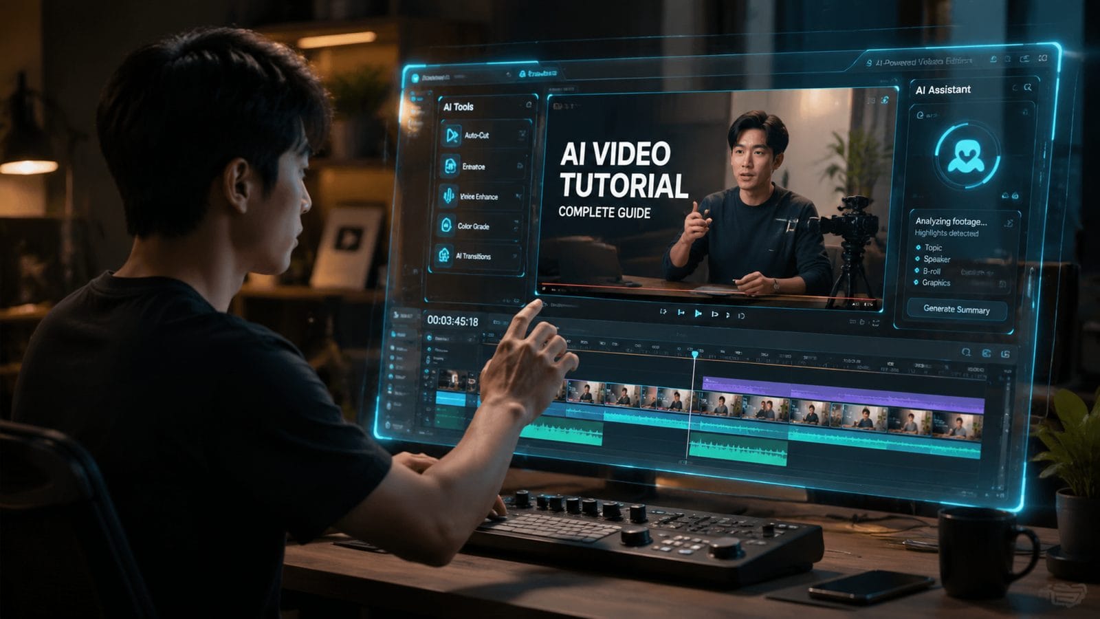 Illustration: how to make tutorial videos with ai