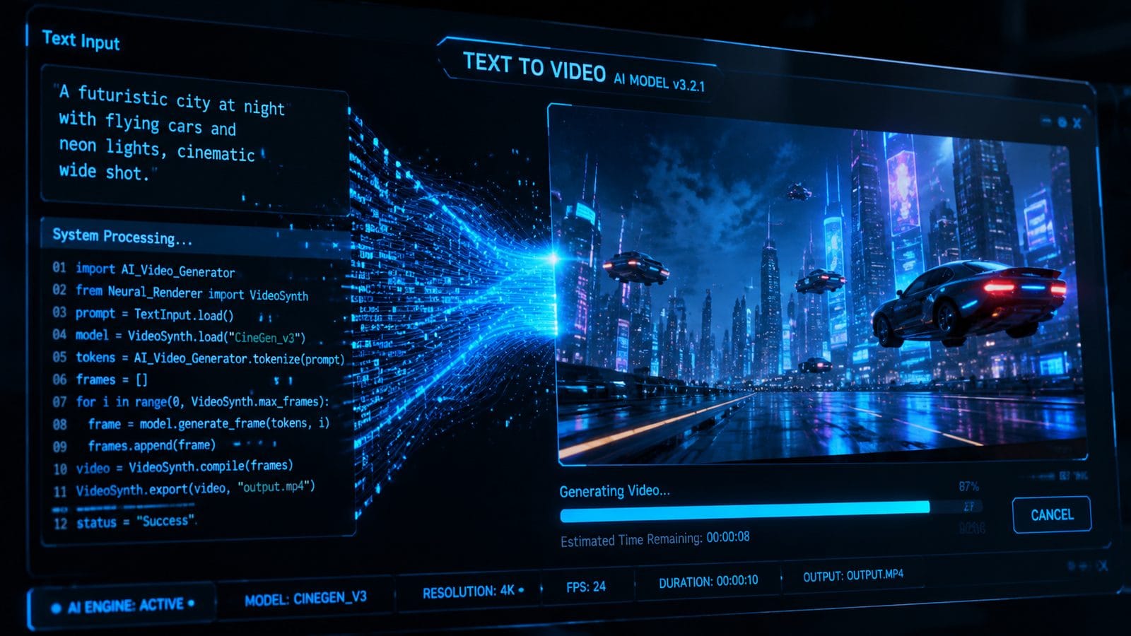 Illustration: free text to video tools with no watermark