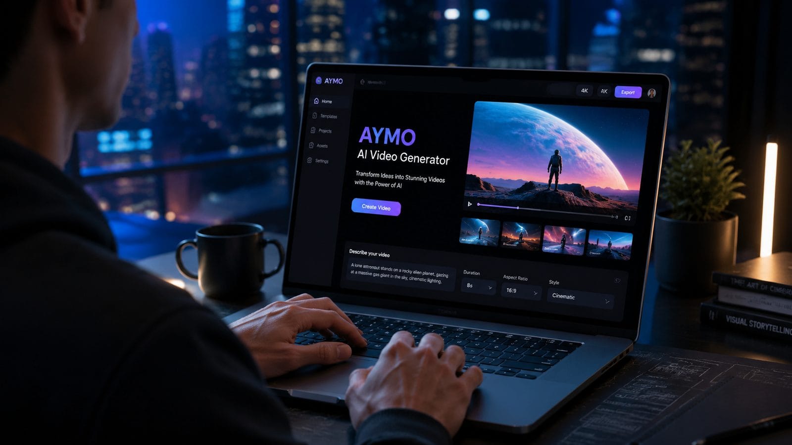 Illustration: aymo ai video generator