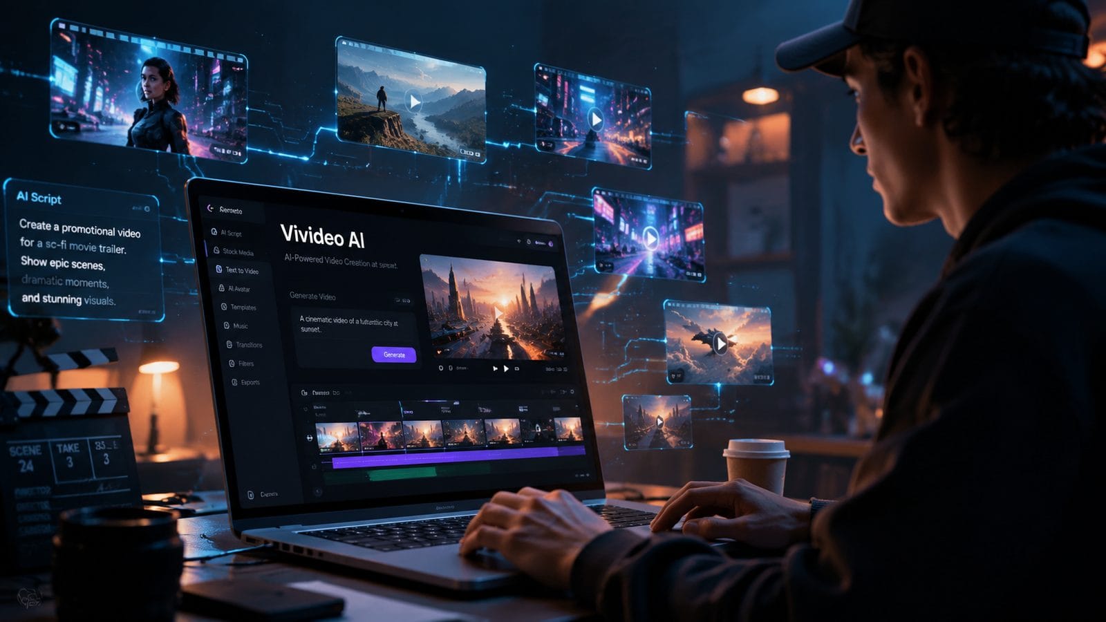 Illustration: vivideo ai video platform