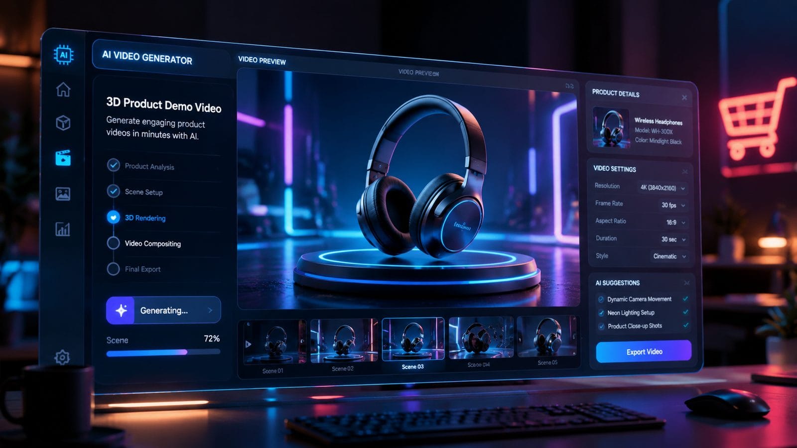 Illustration: ai video tools for ecommerce product demos