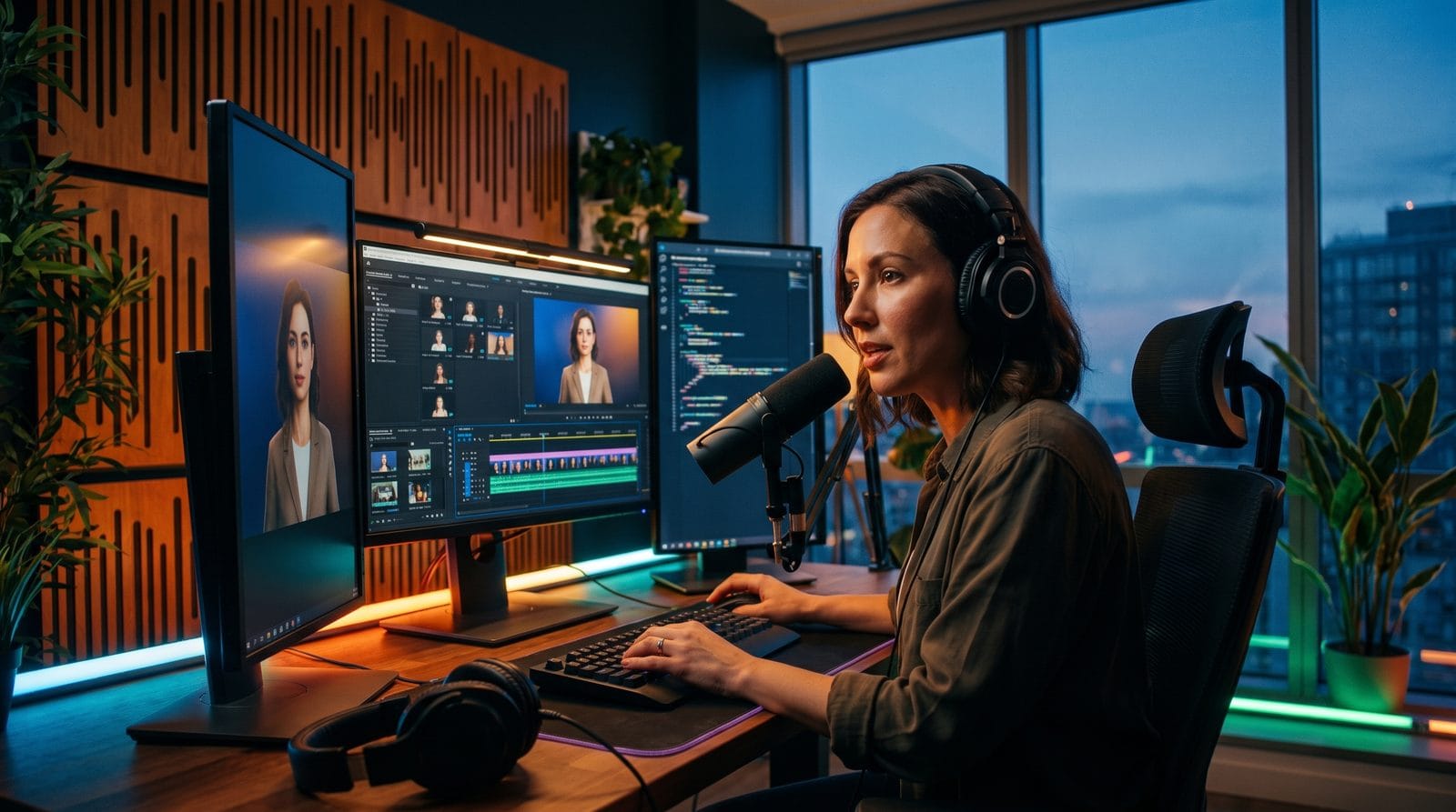 Illustration: ai video workflow for podcasters