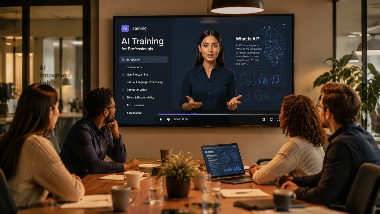 Illustration: ai video for training and onboarding