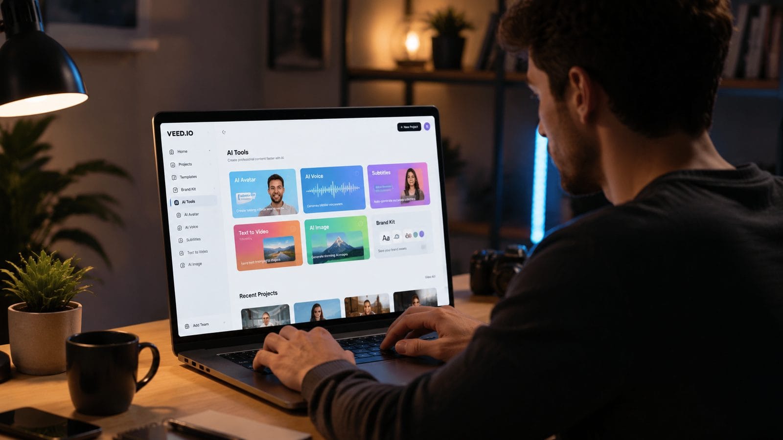 Illustration: hands-on review of veed io ai tools
