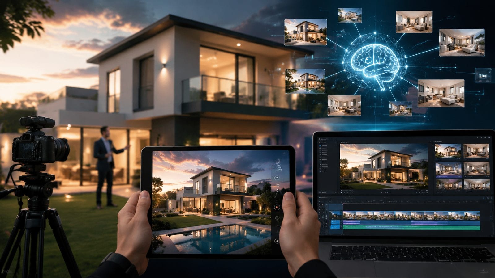 Illustration: ai video for real estate marketing
