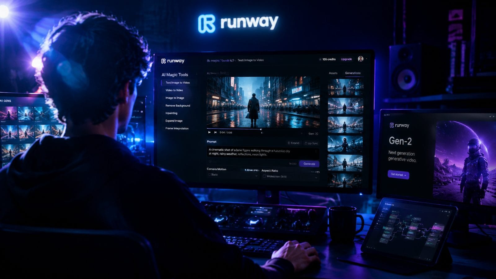 Illustration: pricing for runway ml video generator