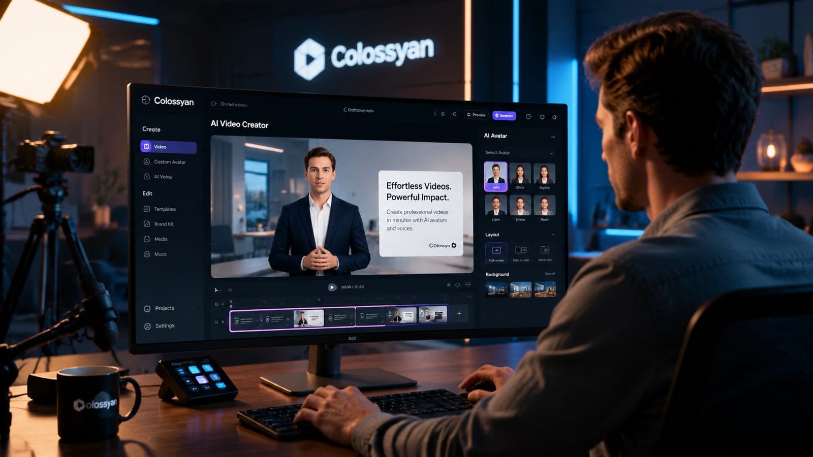 Illustration: pricing for colossyan ai video creator