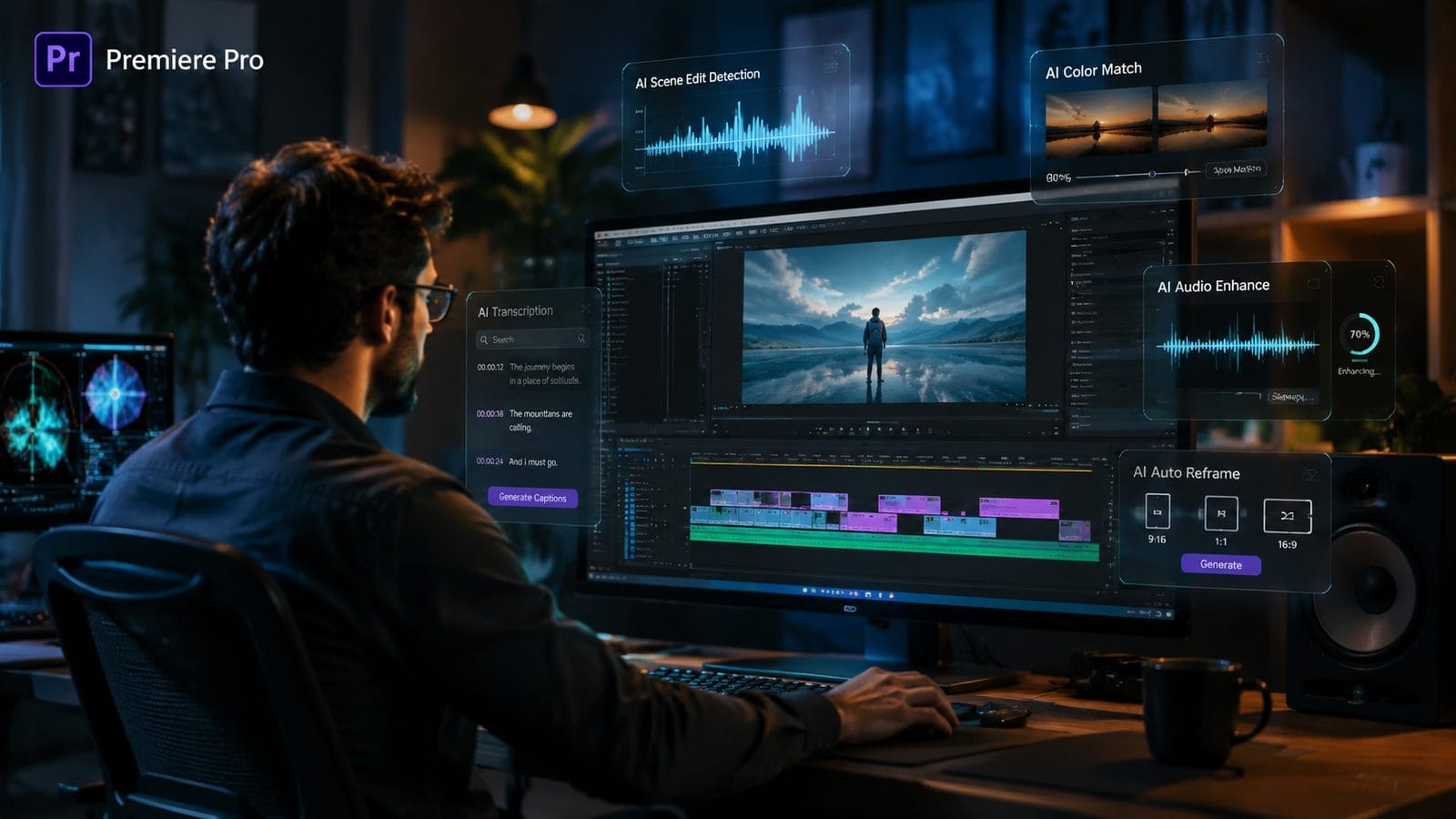 Illustration: how to use ai video with premiere pro