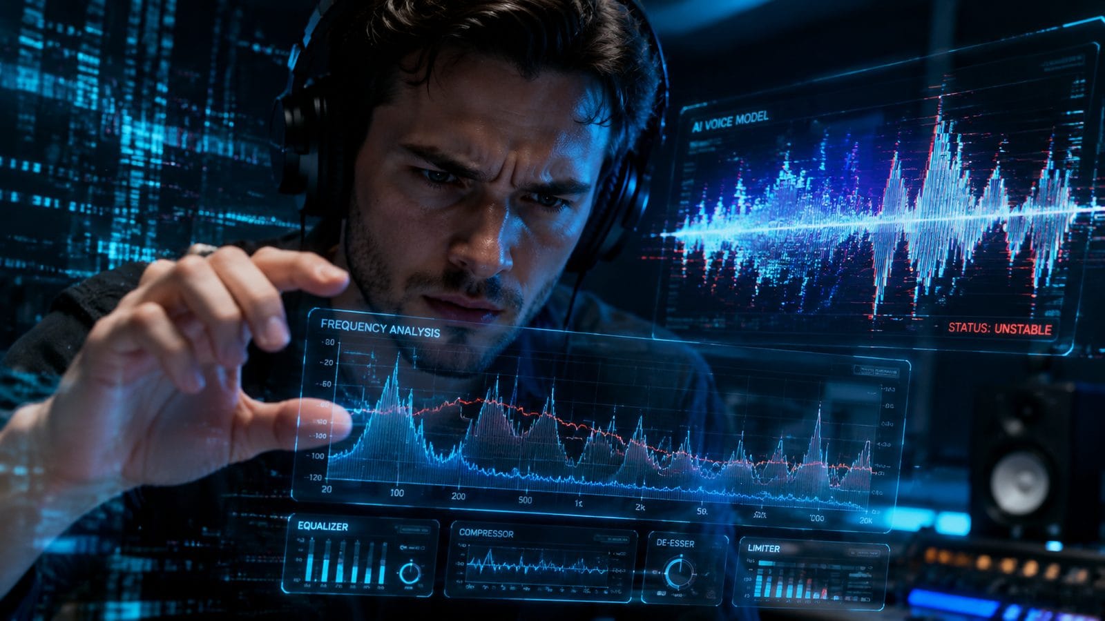 Illustration: mistakes when using ai voiceovers