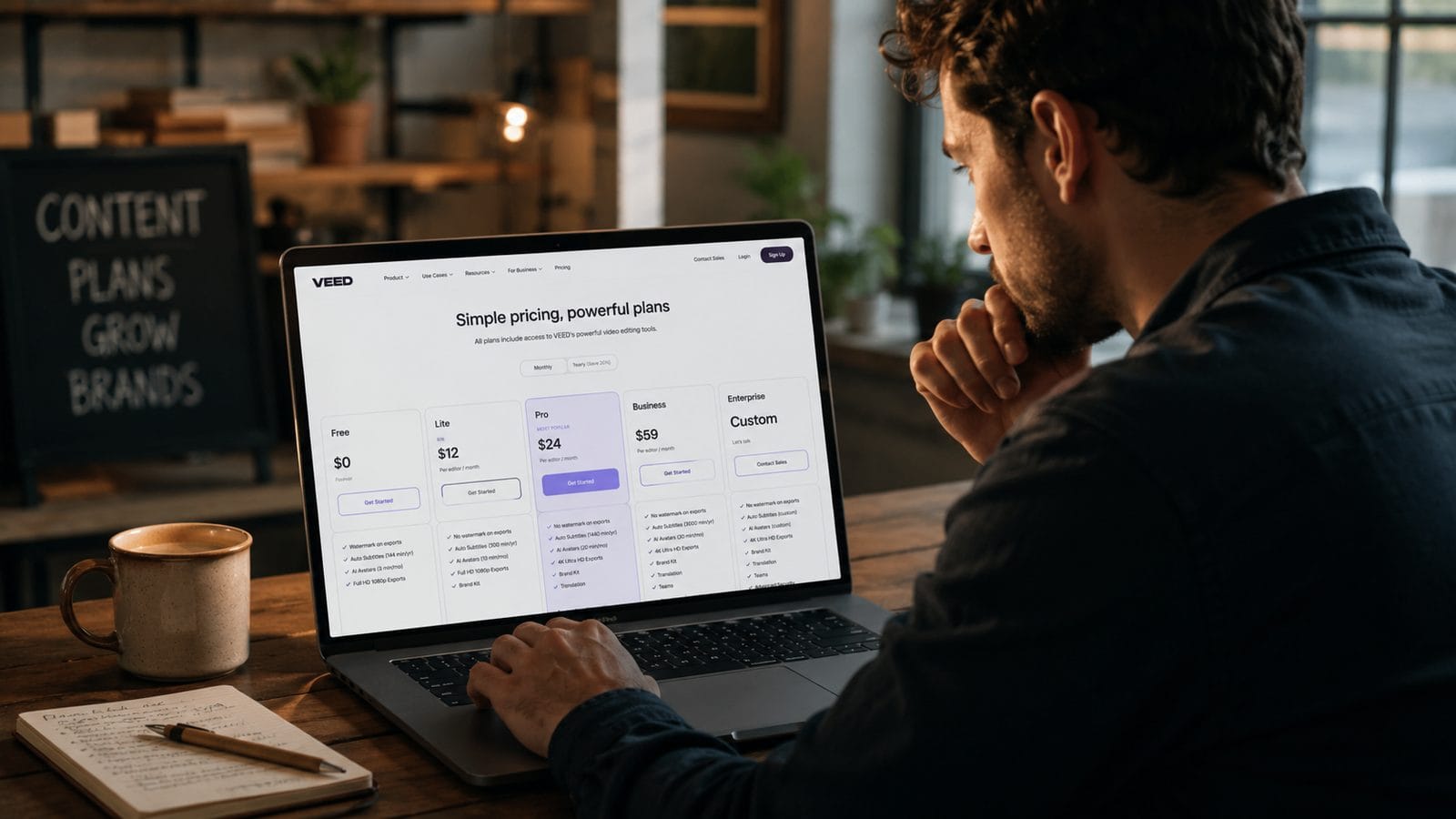 Illustration: veed io pricing for small businesses