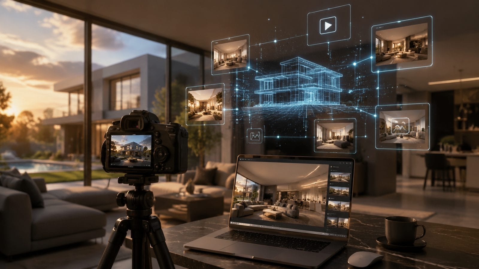 Illustration: how to create real estate videos with ai