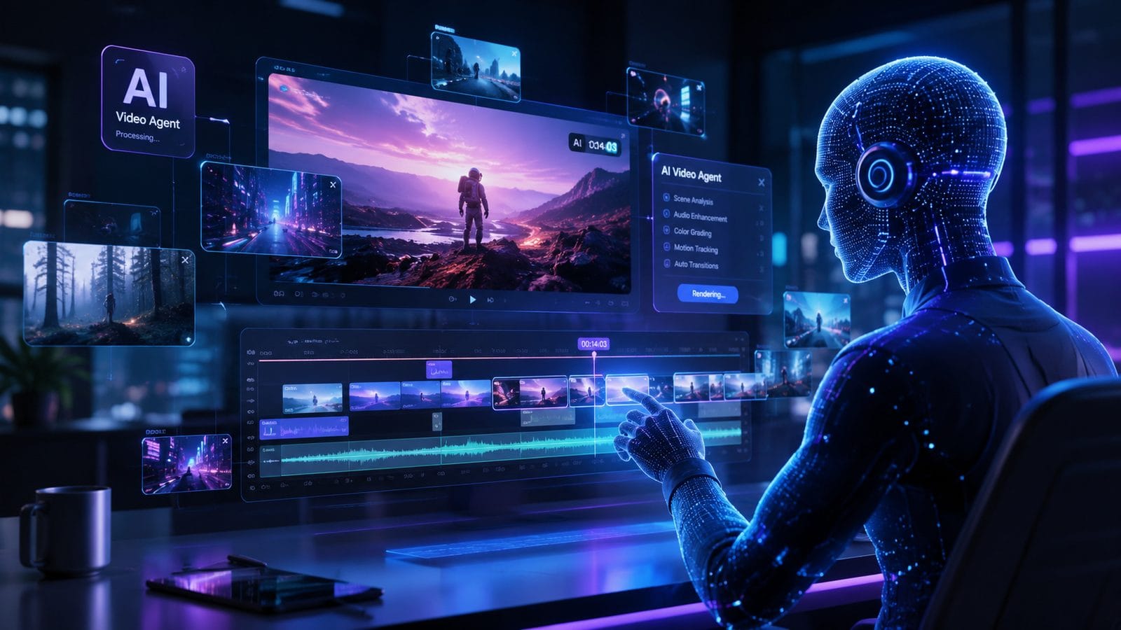 Illustration: ycode ai agents for video