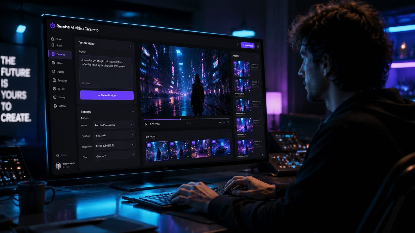 Illustration: renoise ai video generator review