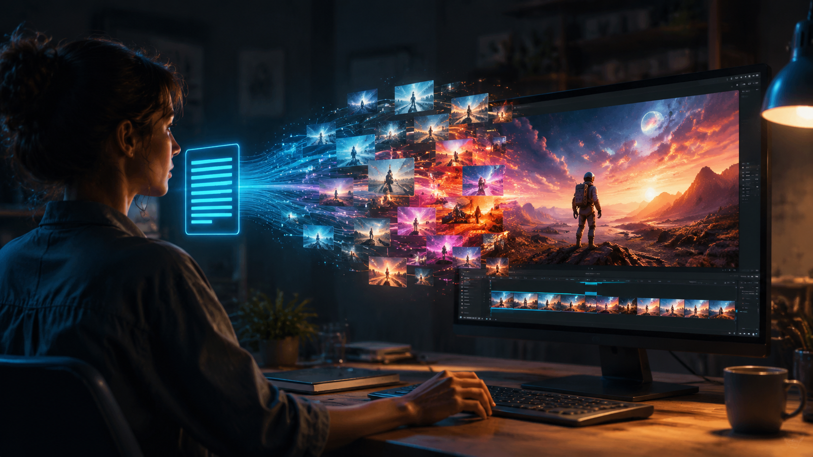 Illustration: how to generate videos from text ai