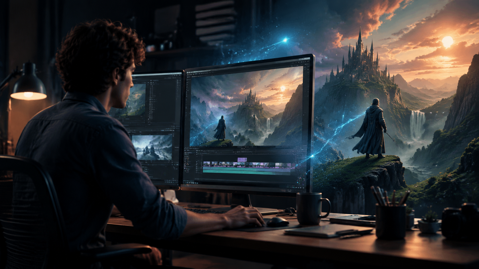Illustration: text to video ai cinematic tools