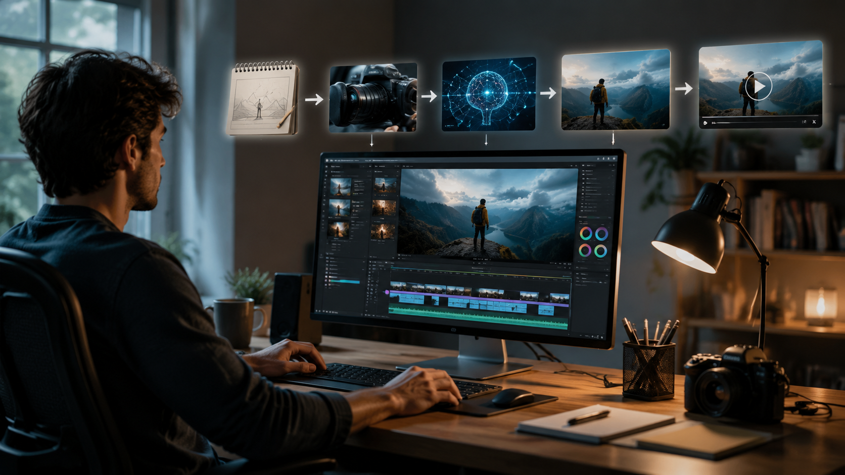 how to create professional ai videos for free workflow