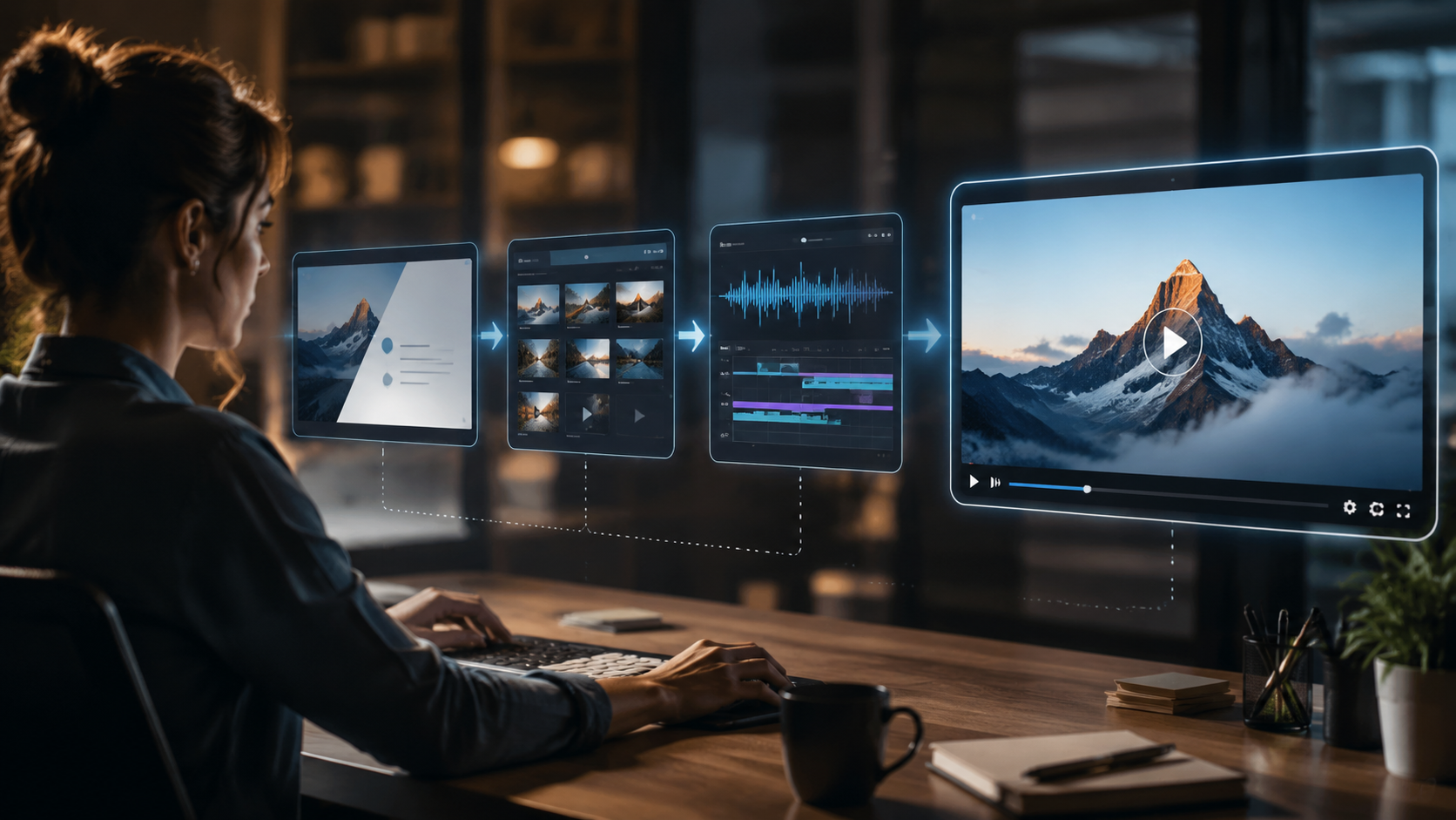 how to generate videos from powerpoint with ai workflow