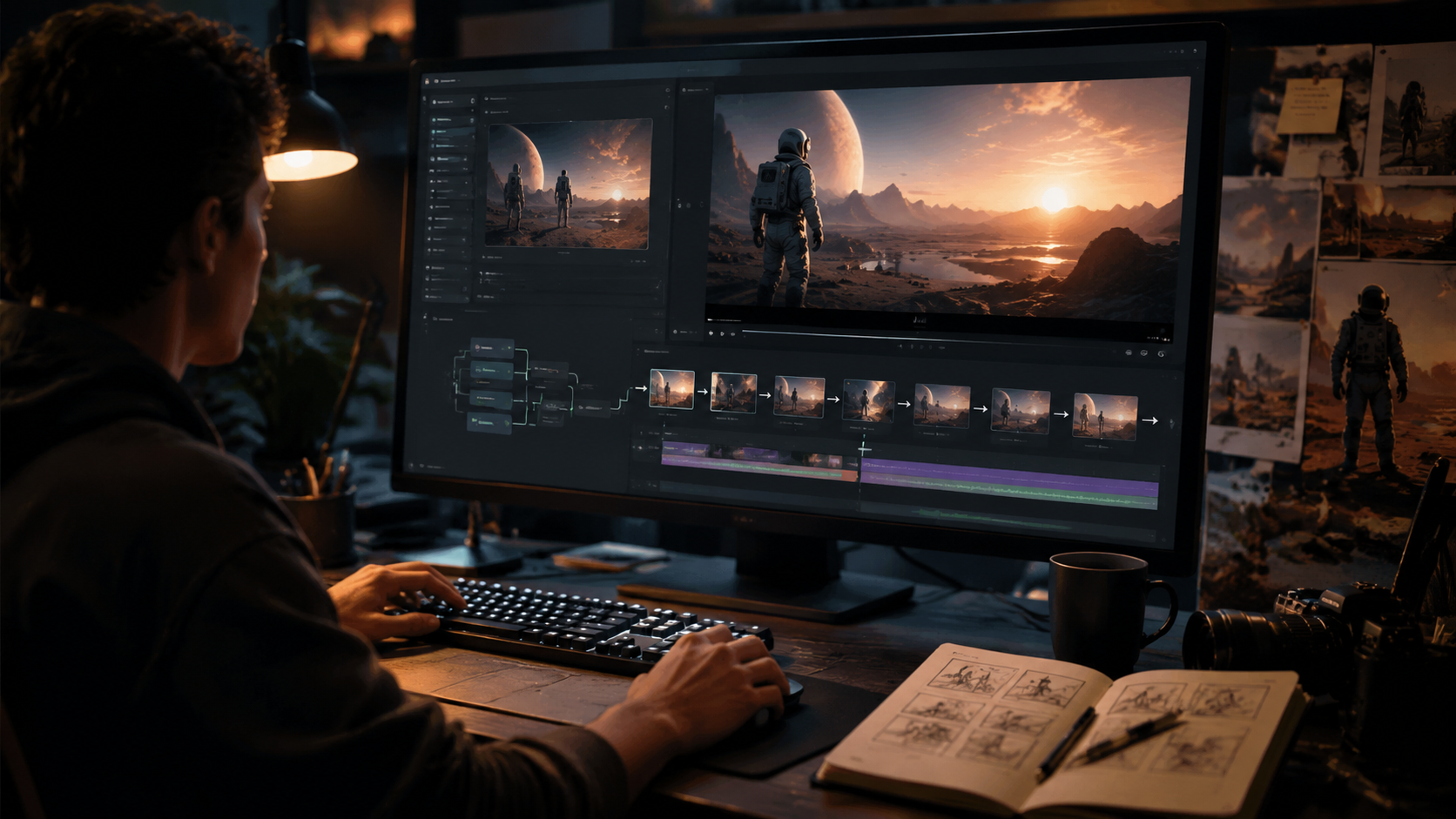 how to create ai videos from text prompts workflow