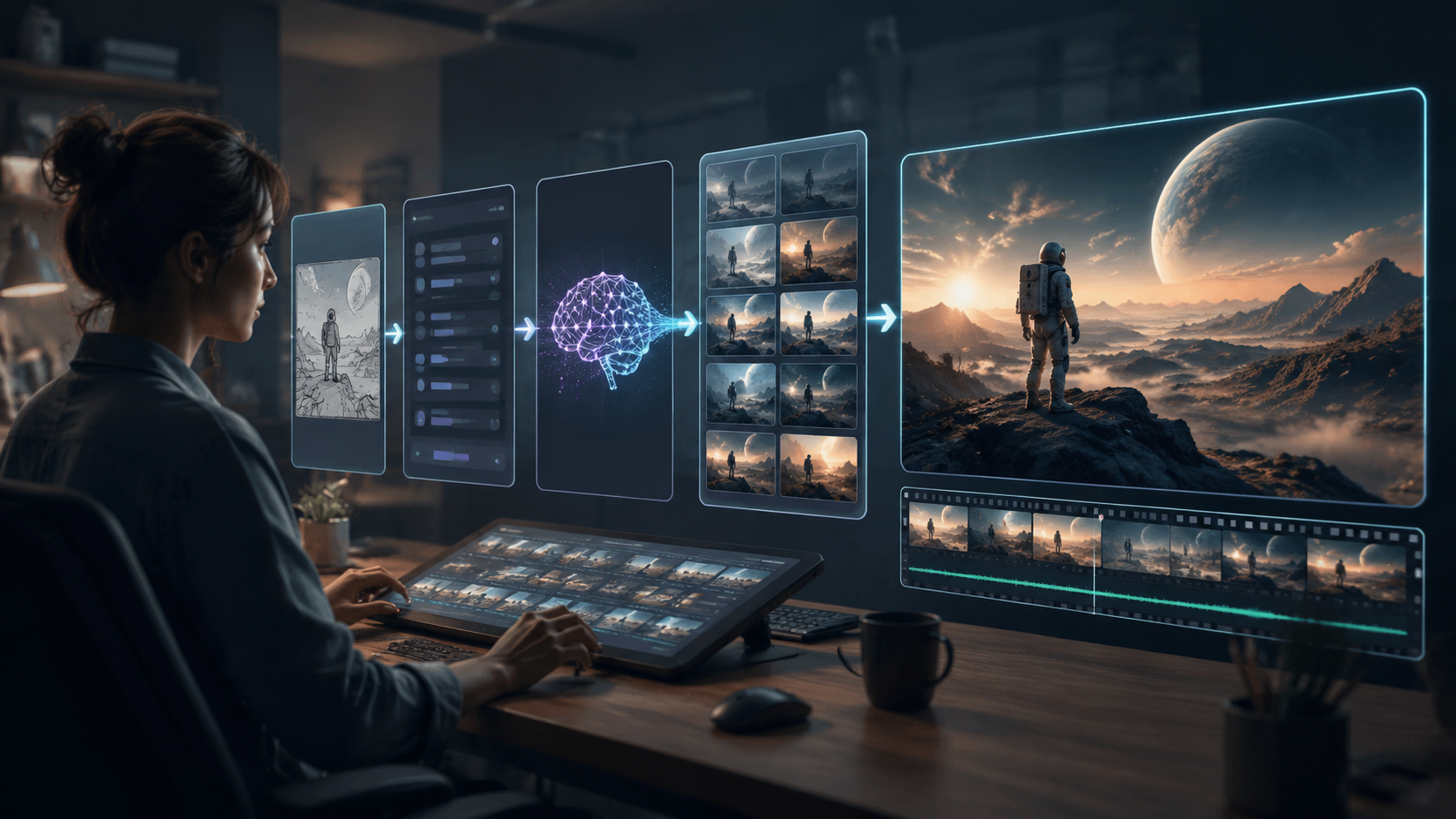 ai video generation models workflow