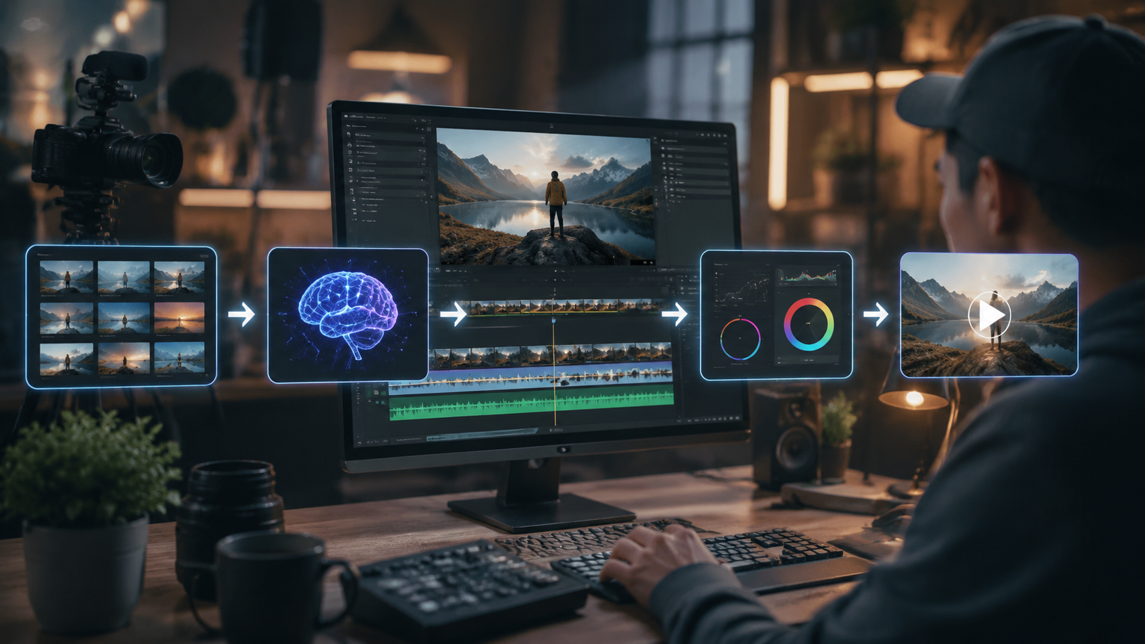 ai video editing tools for youtube creators workflow