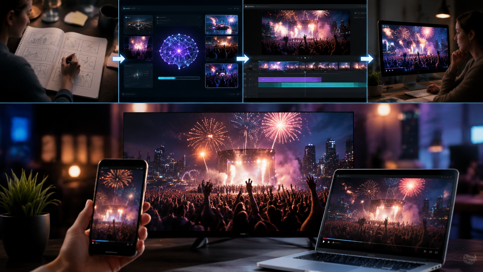 ai video generator for event promotions workflow