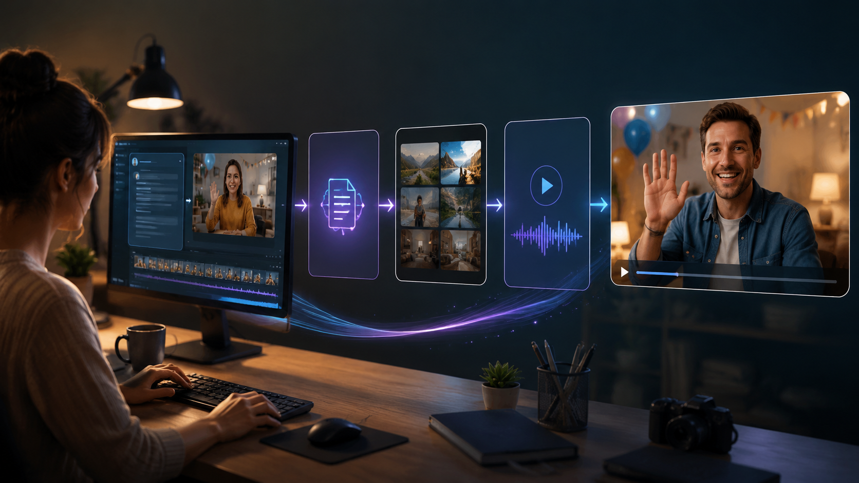 text to video ai for personalized videos workflow