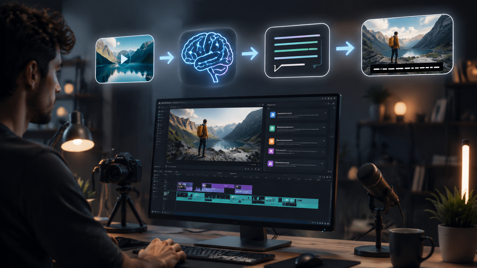 best ai tool for video caption generation workflow