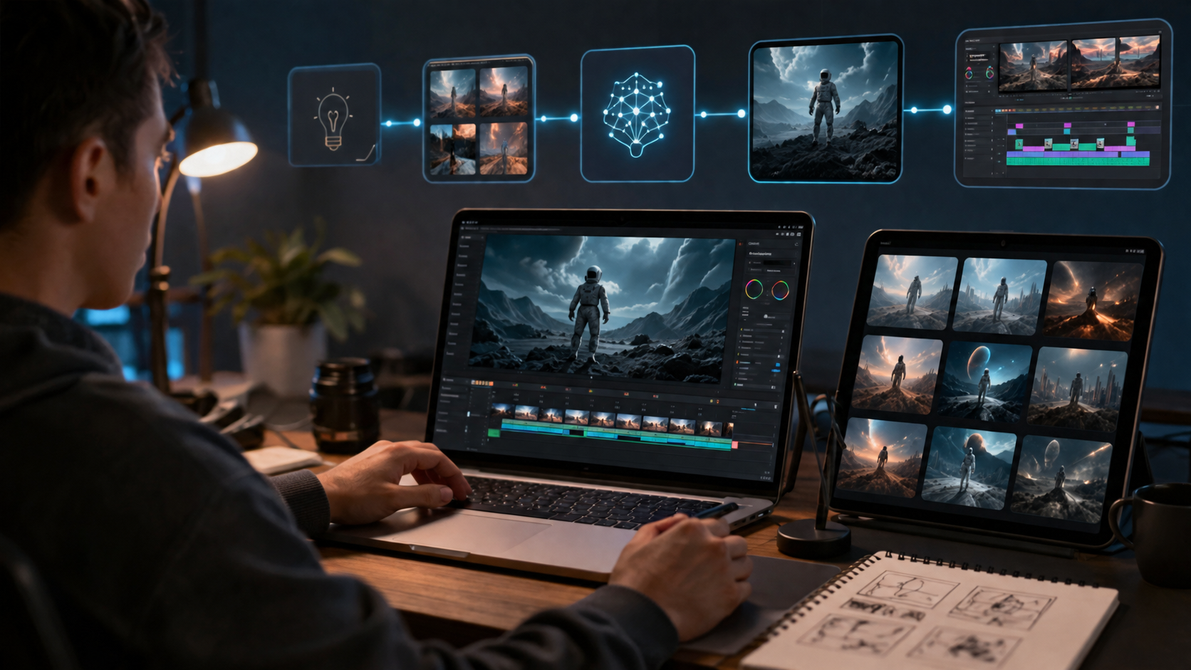 comparison of free vs paid ai video tools workflow