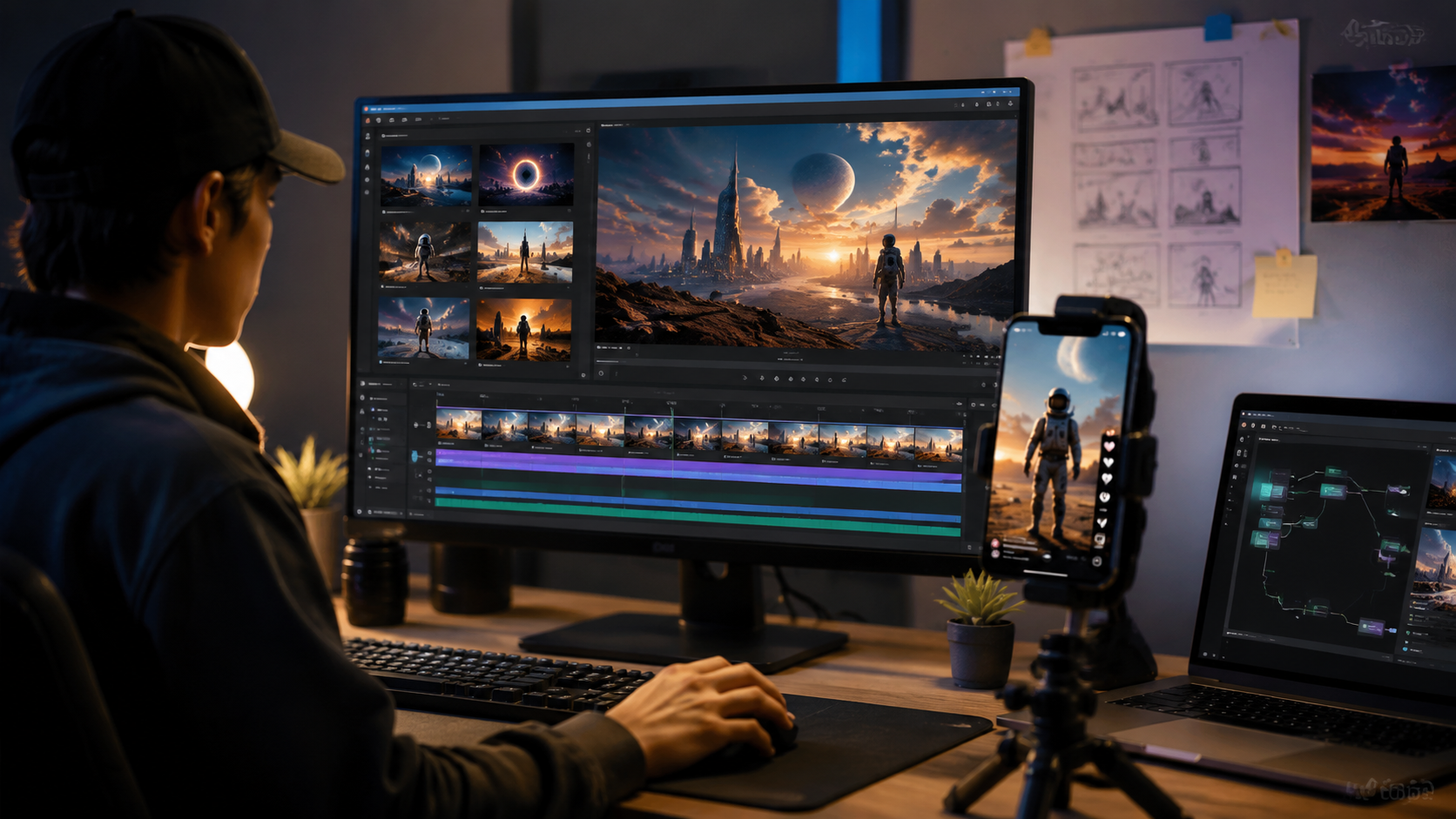 how to make ai videos for social media workflow