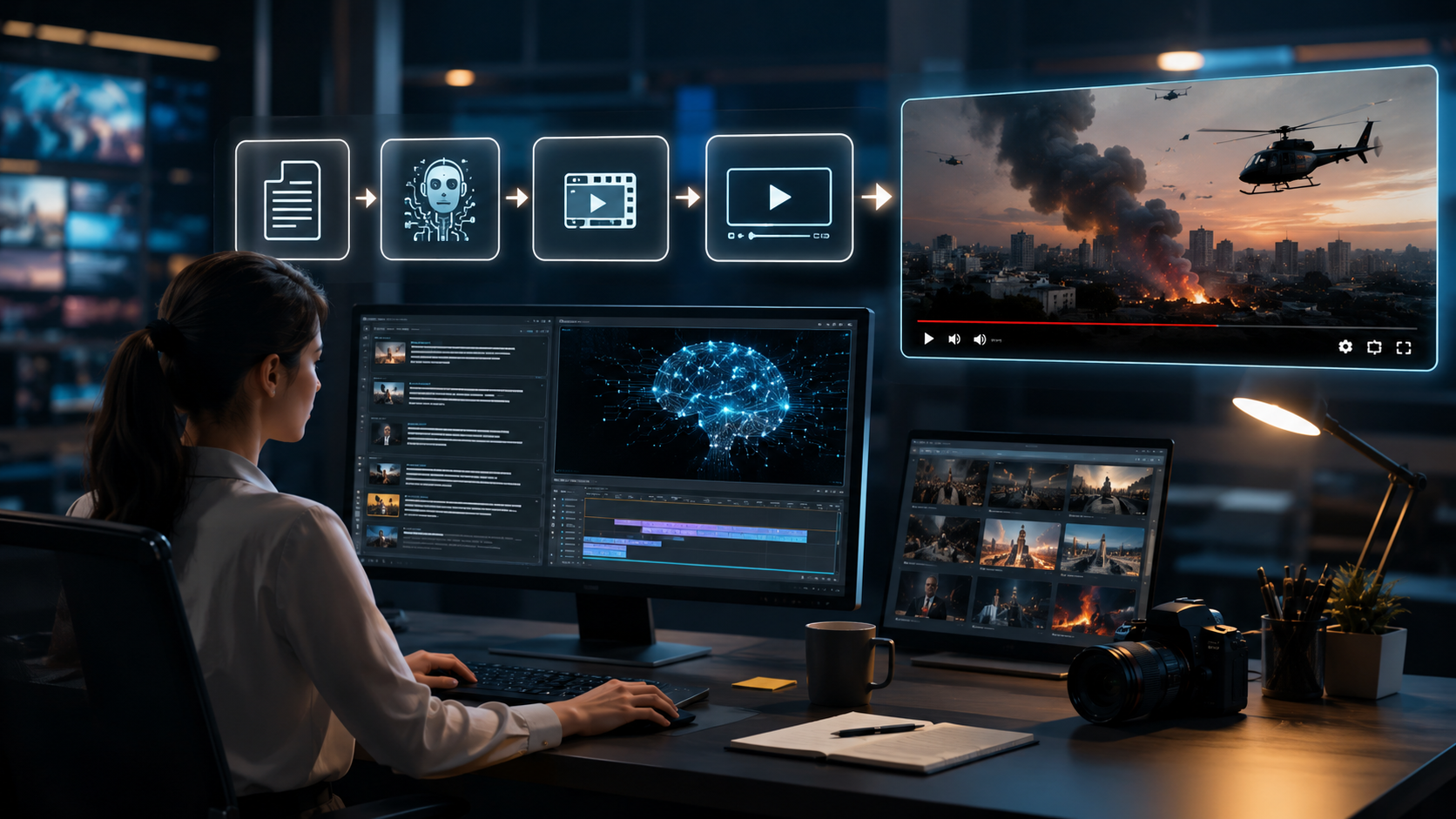 text to video ai for news summaries workflow