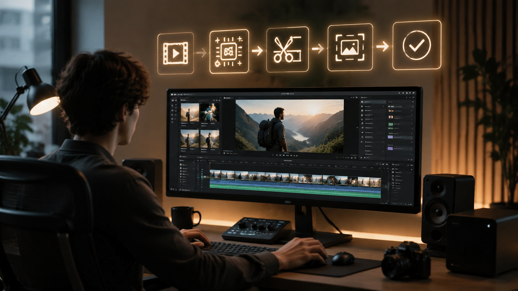 how to edit long videos with ai workflow