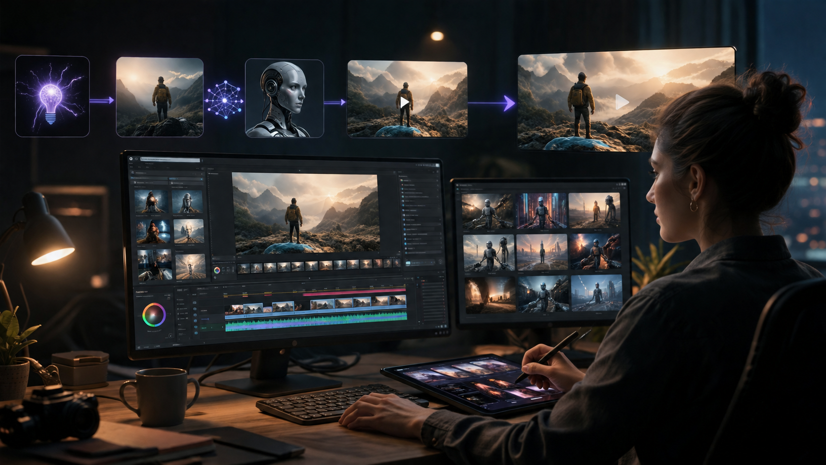ai-powered video generator tools workflow