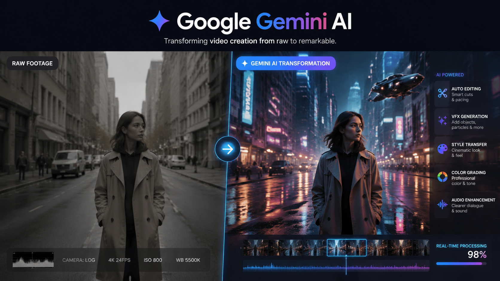 google gemini ai video creation workflow