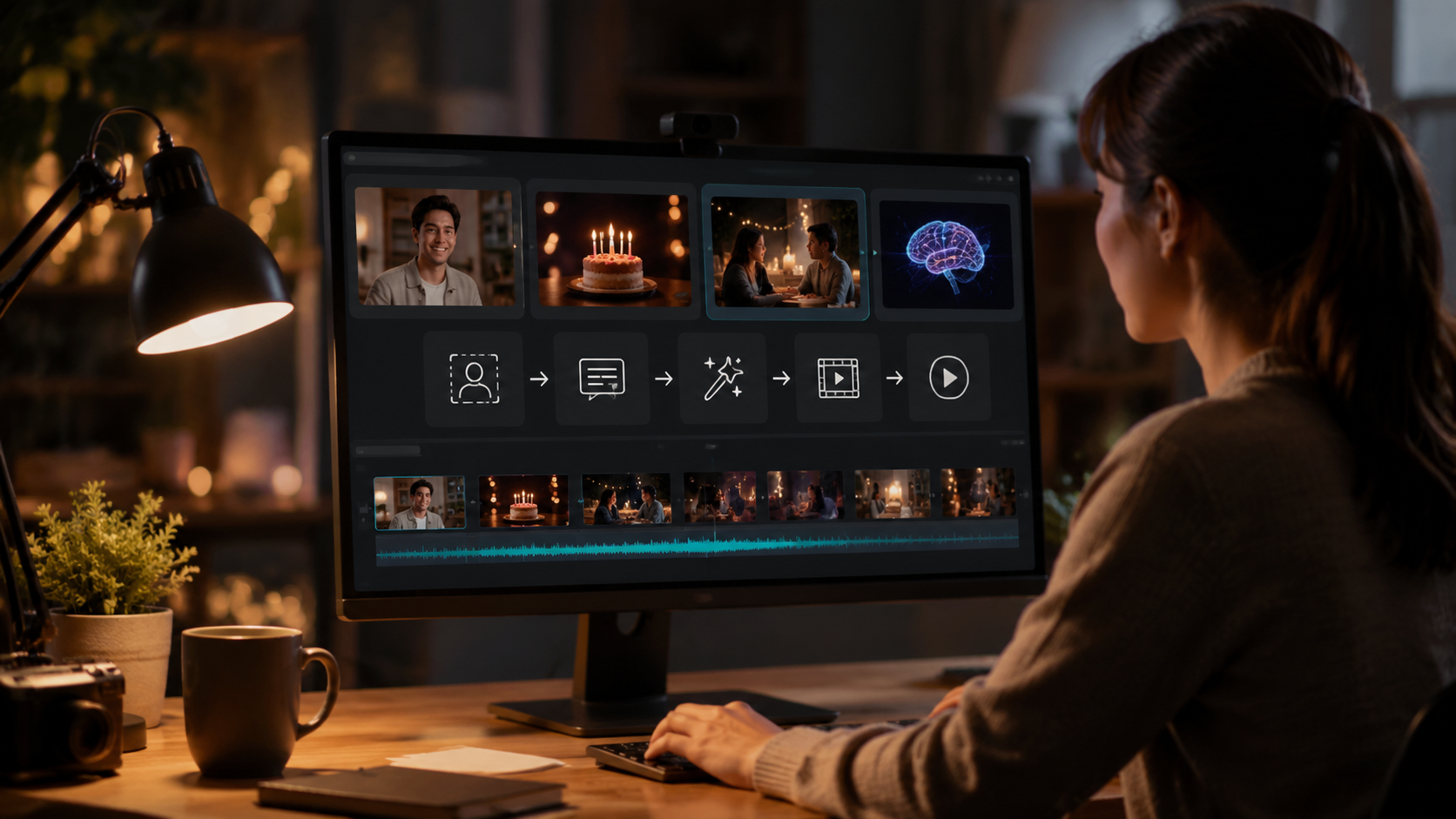 ai video generator for personalized messages workflow
