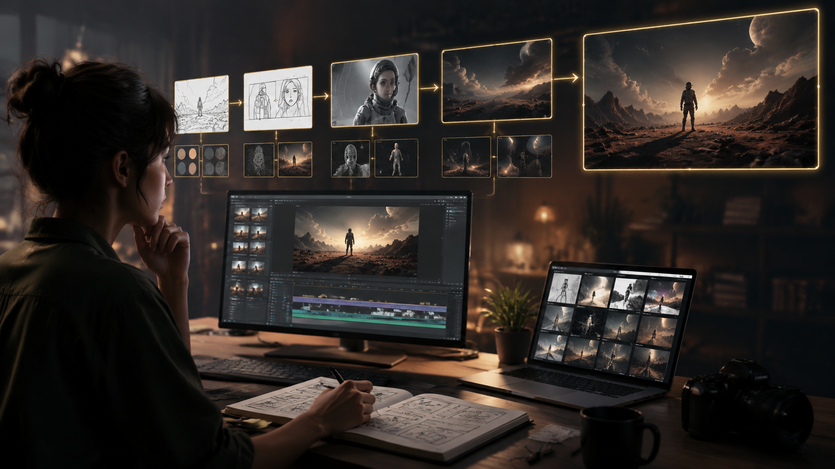 how to make ai videos more engaging workflow