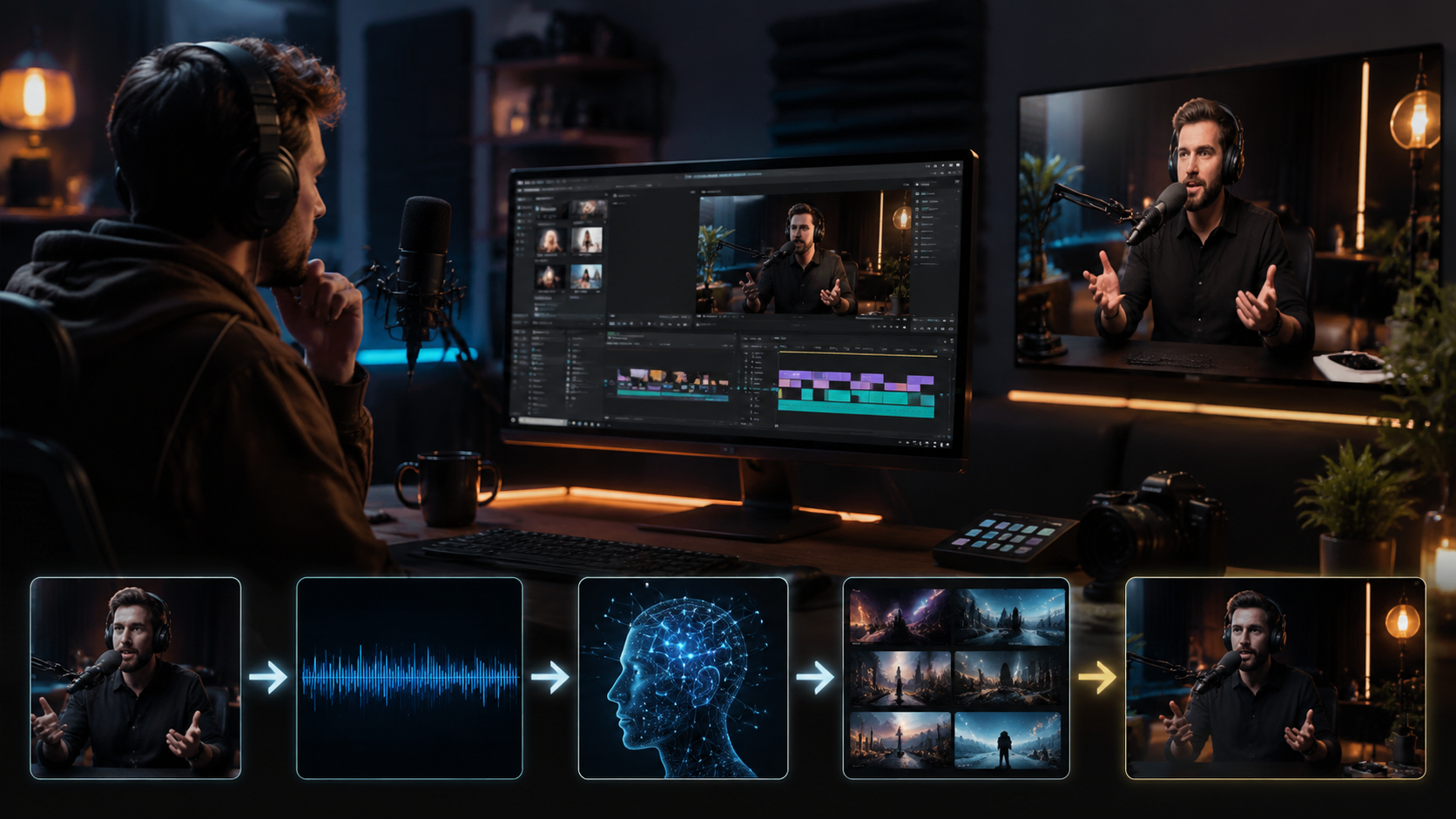 best ai video generator for podcasters workflow