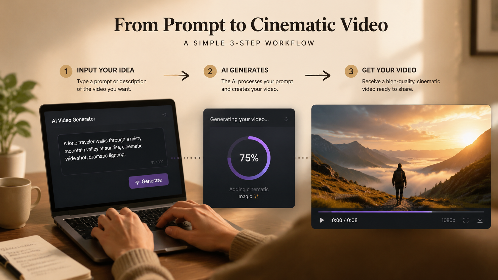 best free text to video ai software workflow