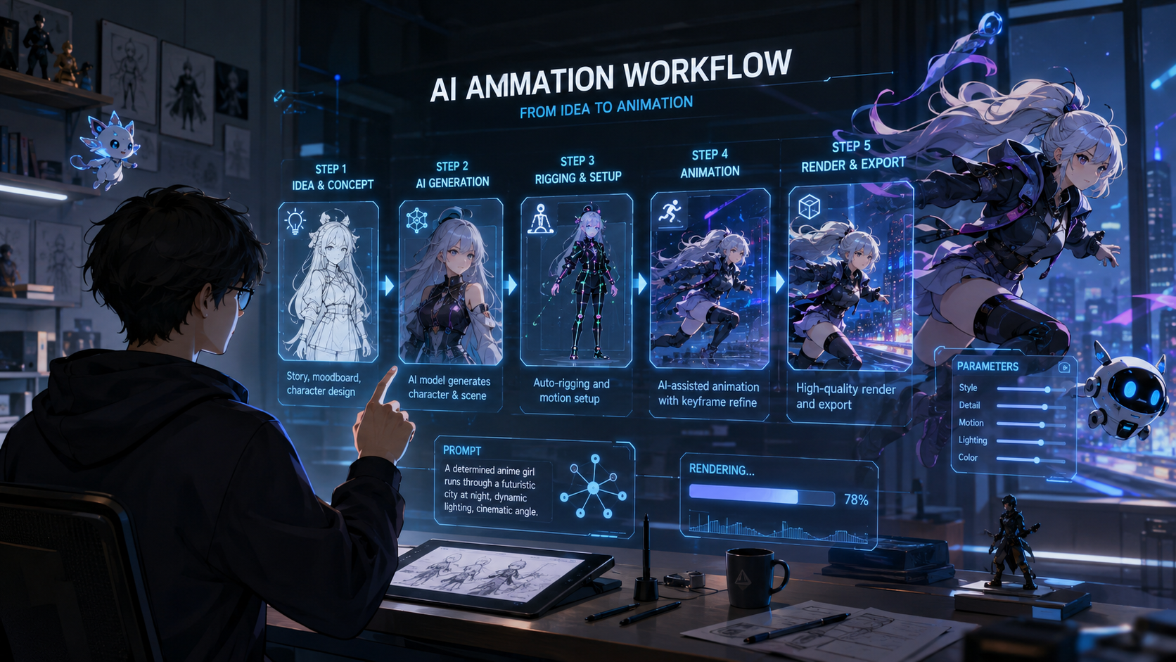ai animation video generator 2026 workflow
