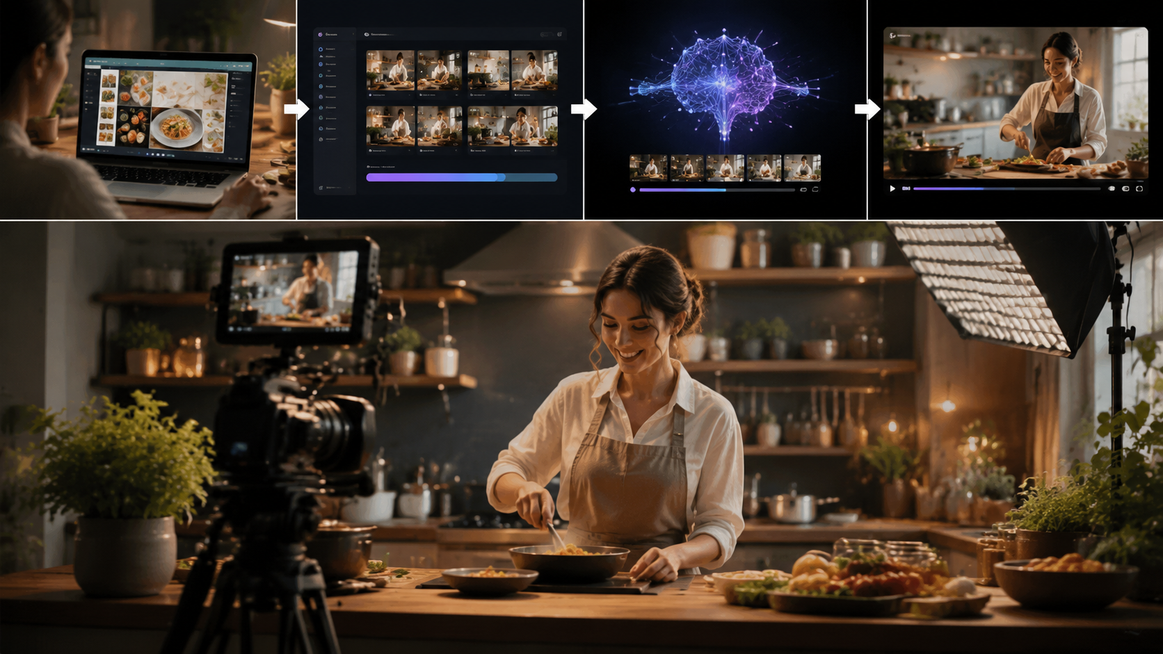 ai video generator for cooking shows workflow