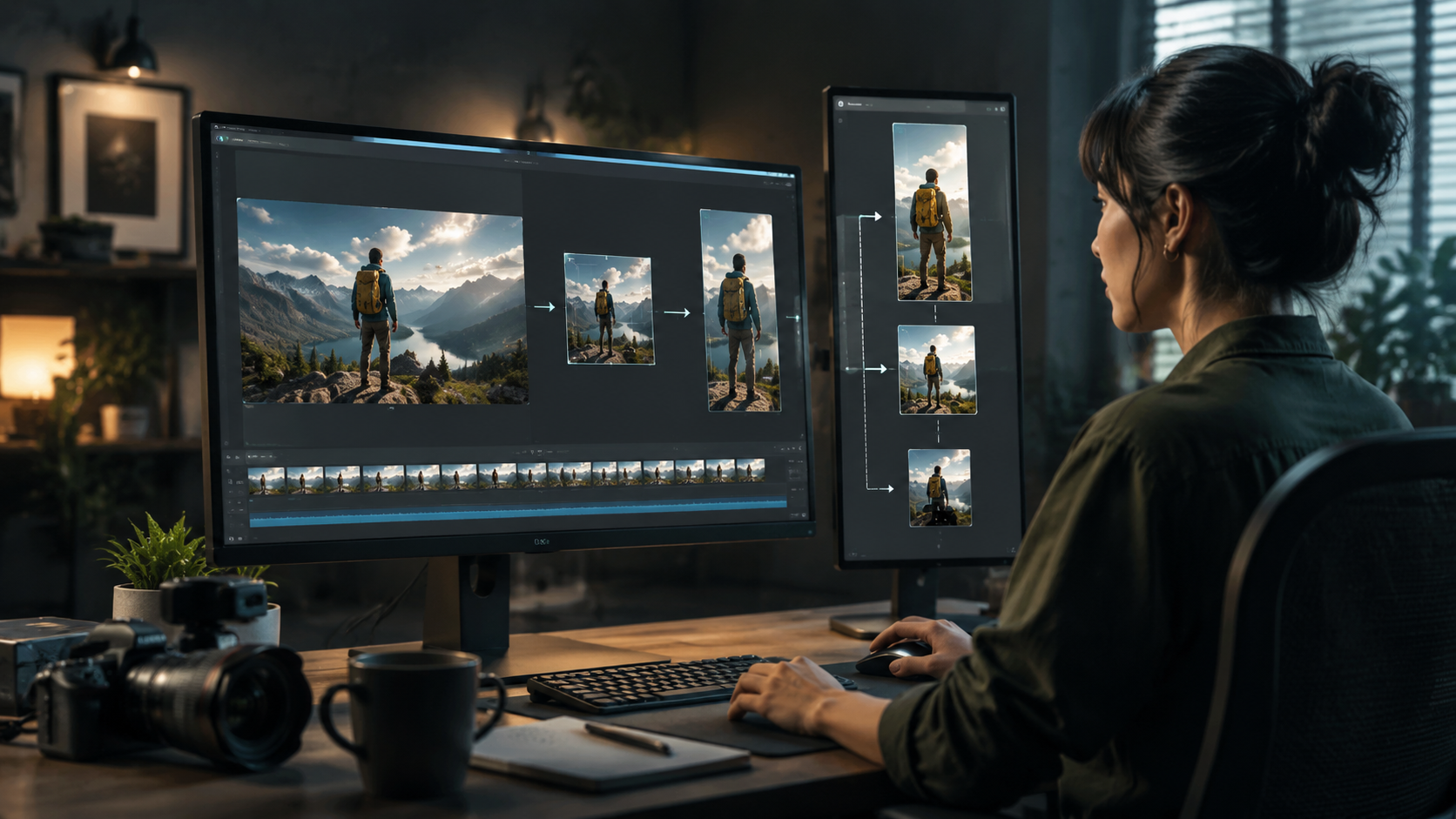 how to resize videos for platforms with ai workflow