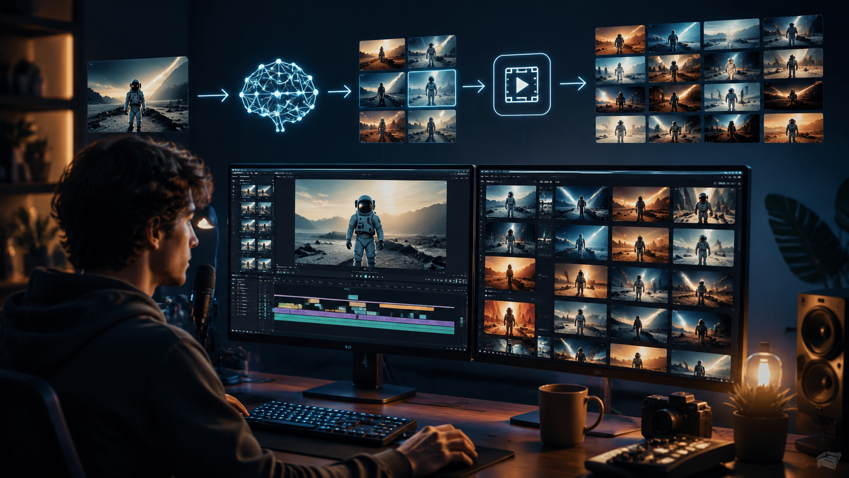how to scale video content with ai workflow