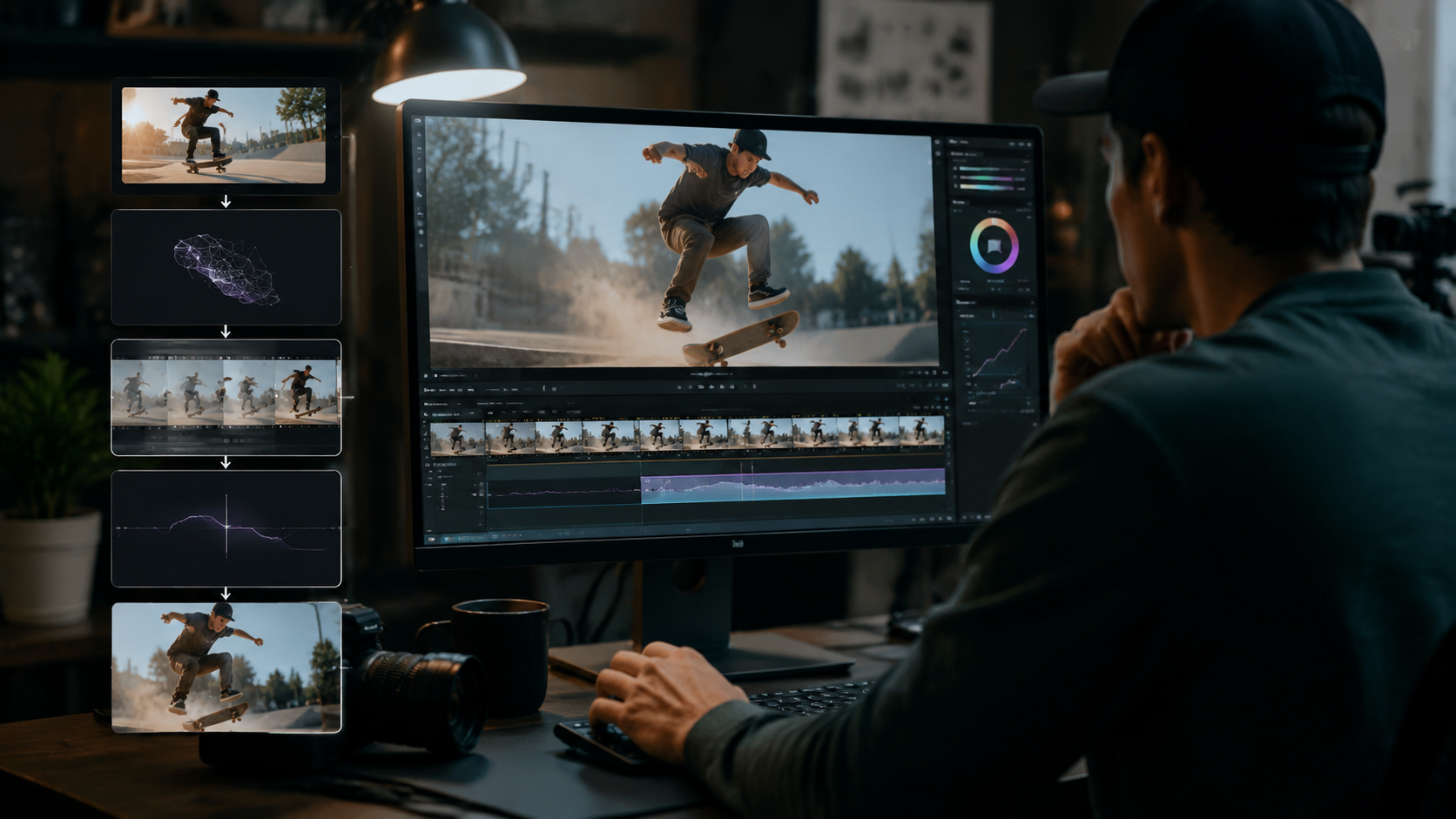 ai video editing tools for slow motion workflow