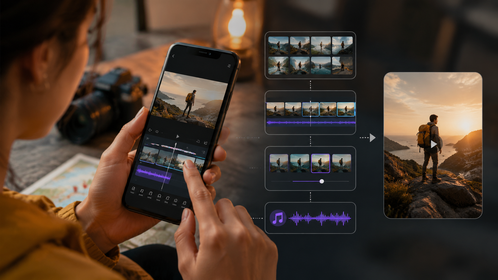 ai video editing app for mobile workflow