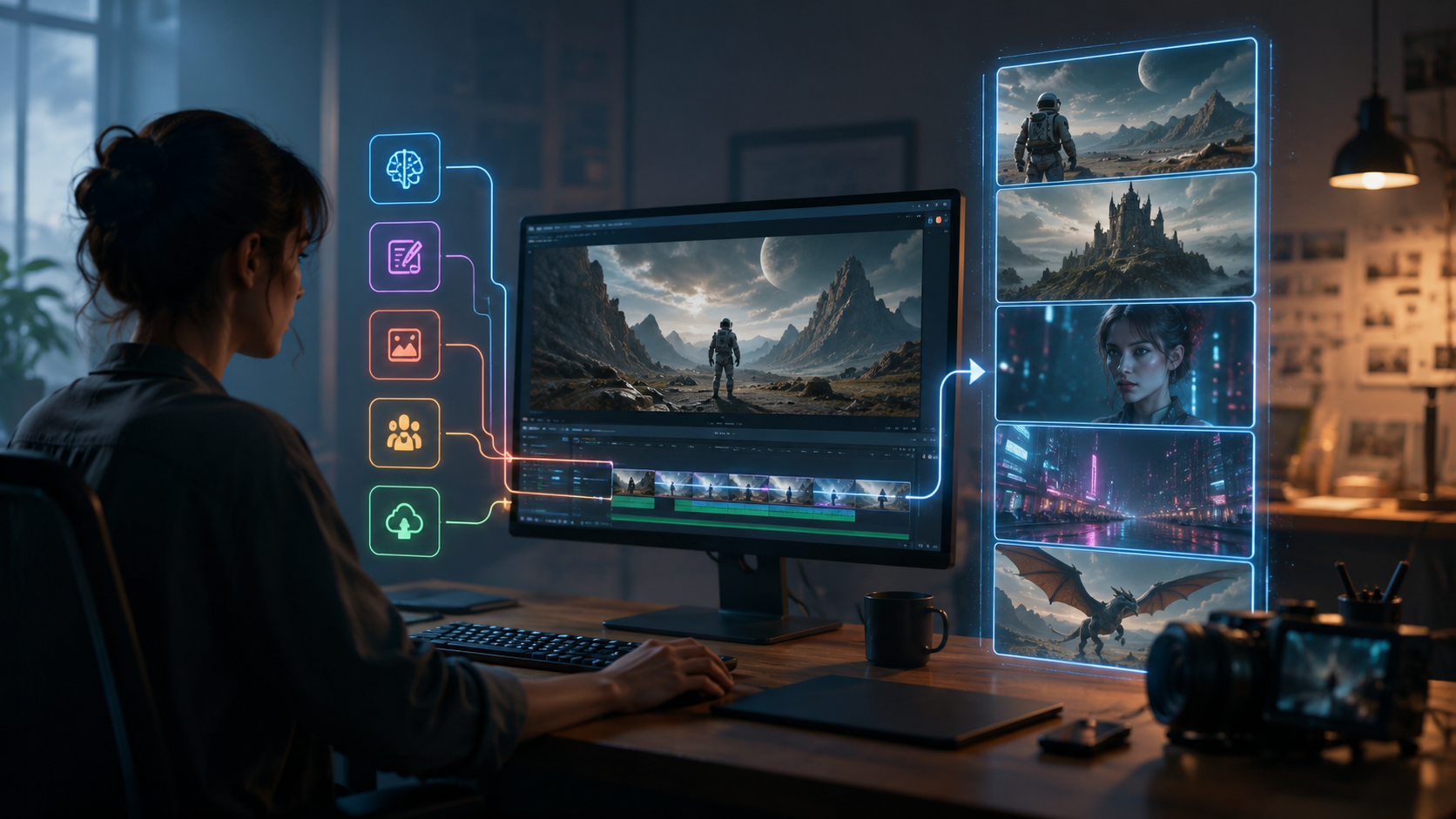 comparison of top 5 ai video generators workflow