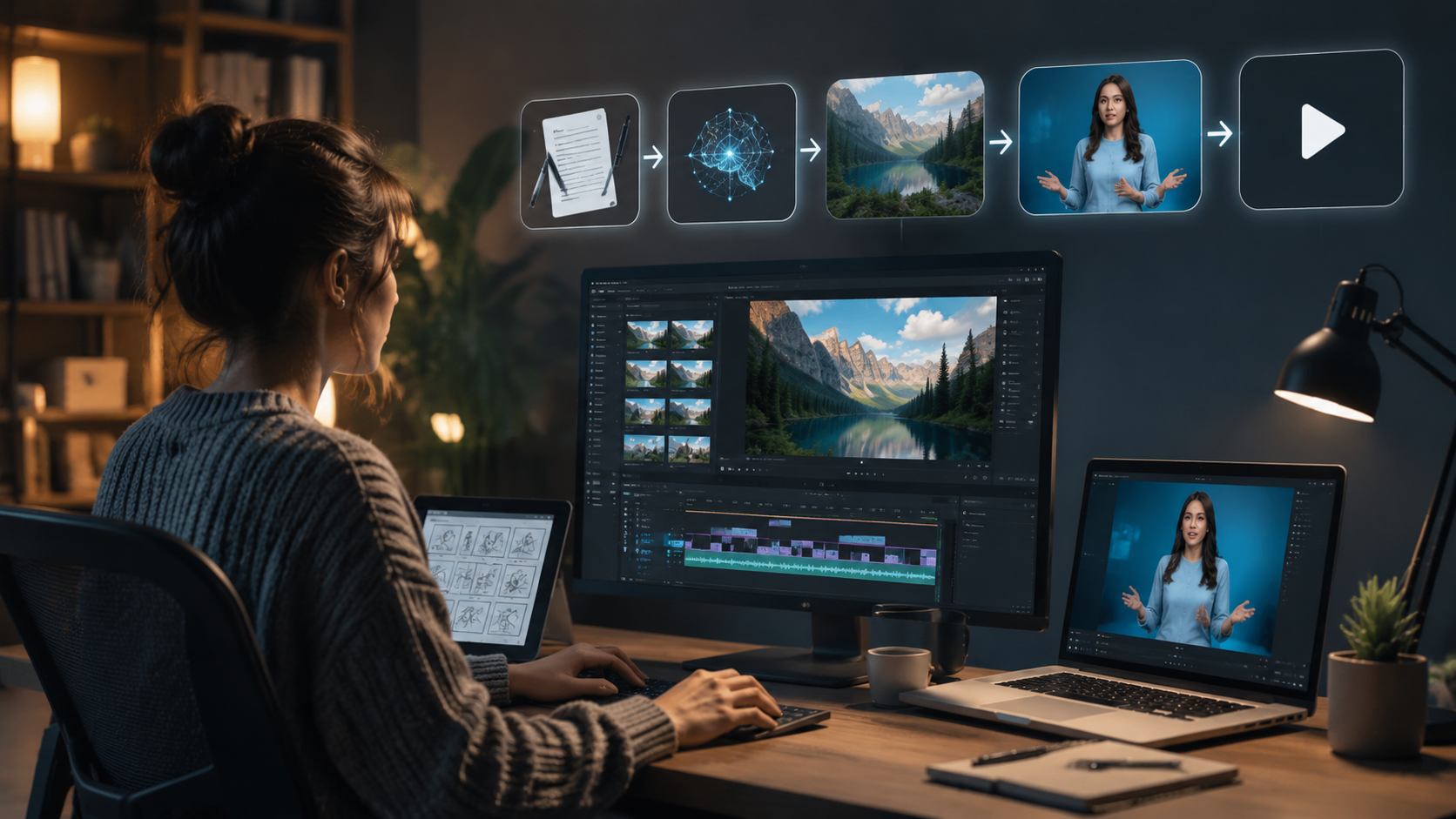 best text to video ai for online courses workflow