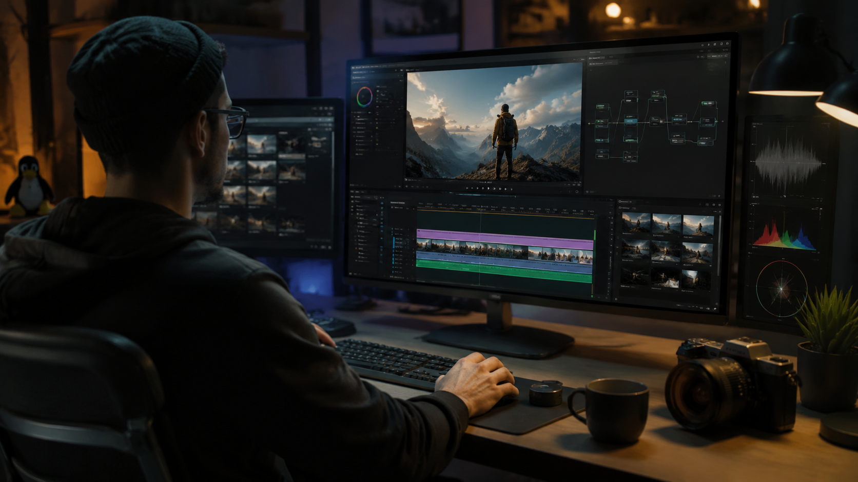 best ai video editing software for linux workflow