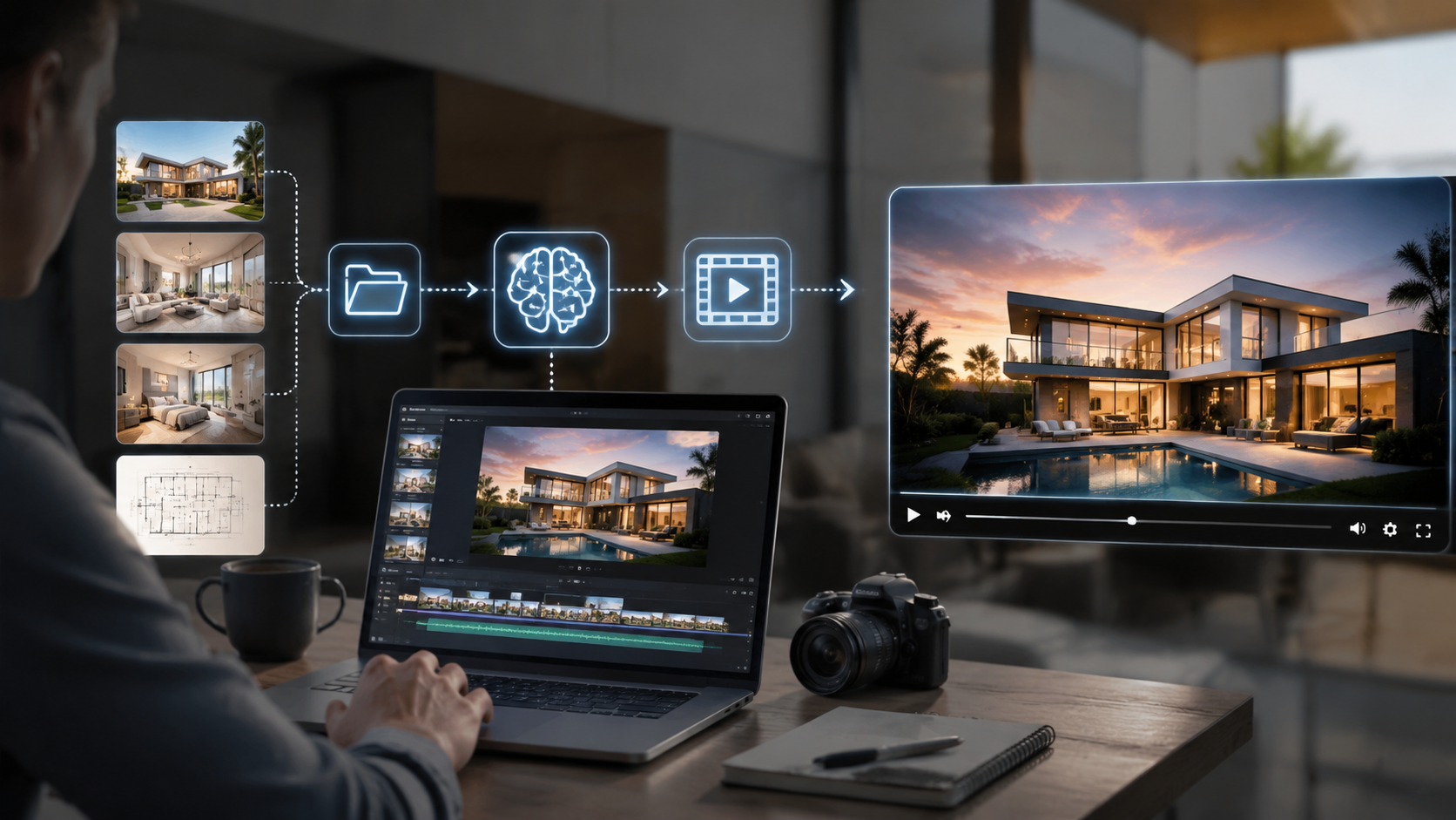 text to video ai for real estate marketing workflow